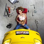 sexy glamour akt rychlá drahá auta ženy dívky modelky